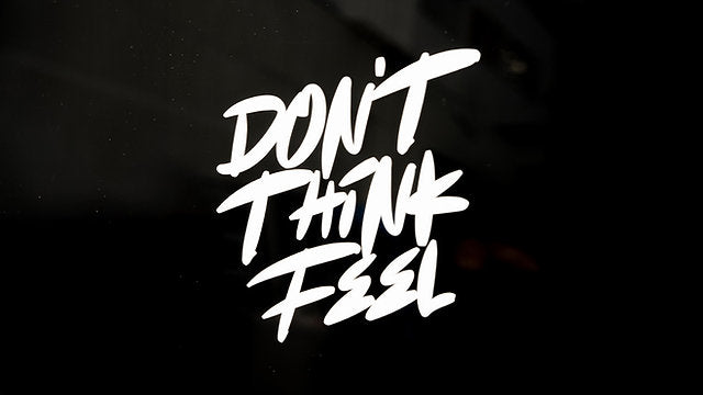 3ZO工務店⎜Don’t think feel切割貼紙【方】