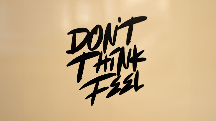 3ZO工務店⎜Don’t think feel切割貼紙【方】